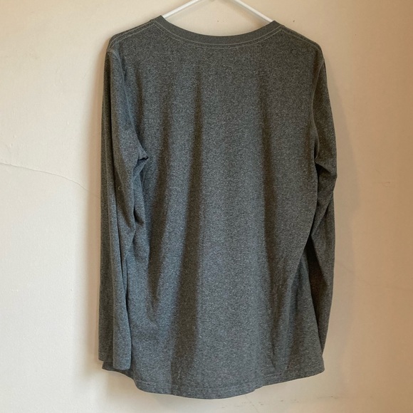 Nike Womens Long Sleeve Gray Top XLarge - Picture 6 of 7